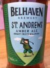 Belhaven St. Andrews Amber Ale Etikett