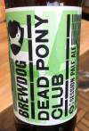 Brewdog Dead Pony Pale Ale Etikett