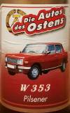 Die Autos des Ostens Pilsener - Wartburg 353 Etikett