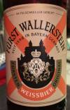 Fürst Wallerstein Fürsten Weissbier Original Etikett