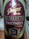 Glossner Bräu Neumarkter Torschmied's Dunkel Etikett
