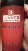 Lenny's Artisanal Ales Irish Red X Etikett