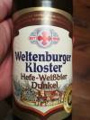 Weltenburger Kloster Hefe-Weißbier Dunkel Etikett